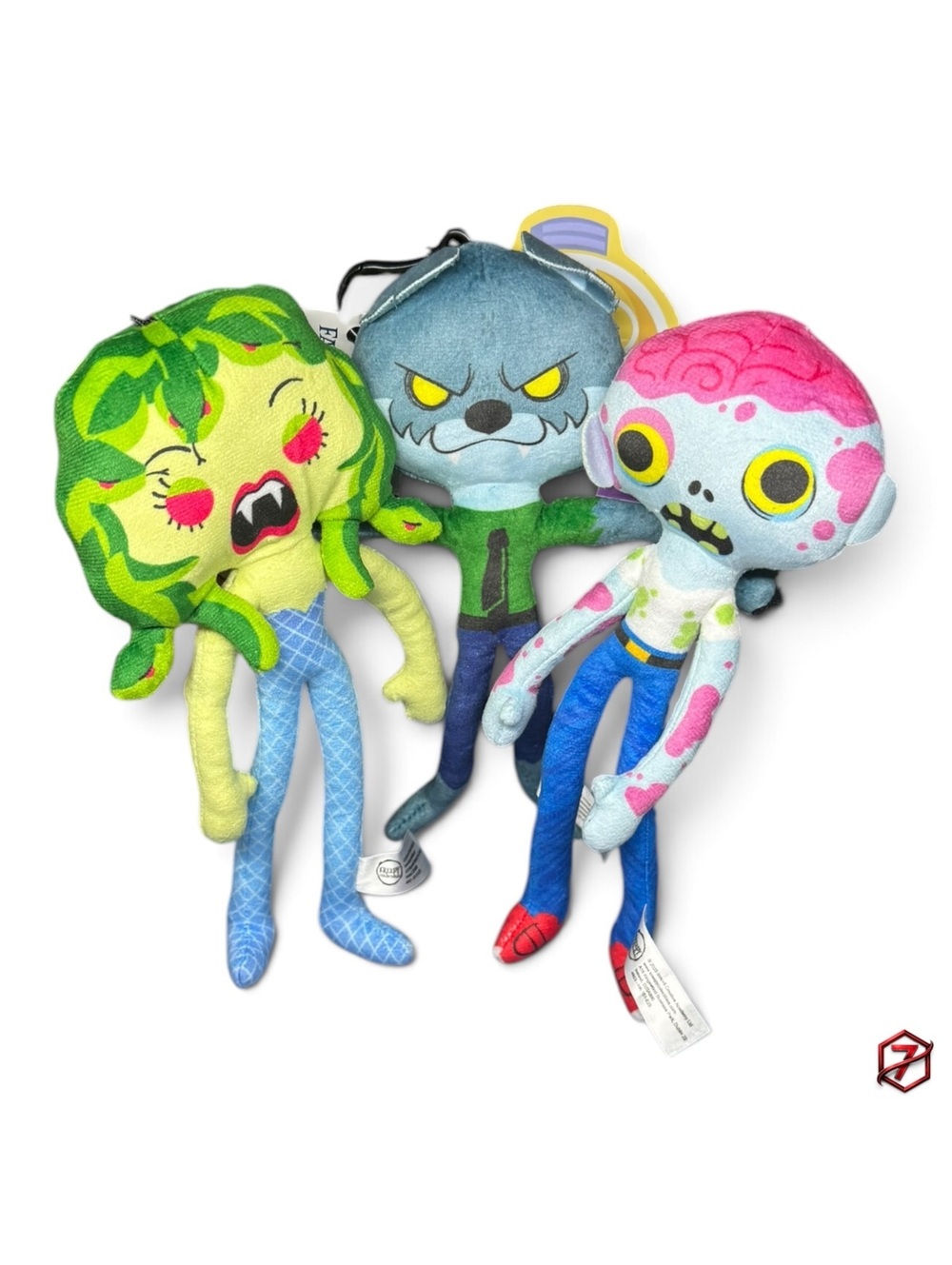 LIMBZ 12” Plush Lot of 3 Venomous Vicky Fangster Zed Undead 2025 Tags